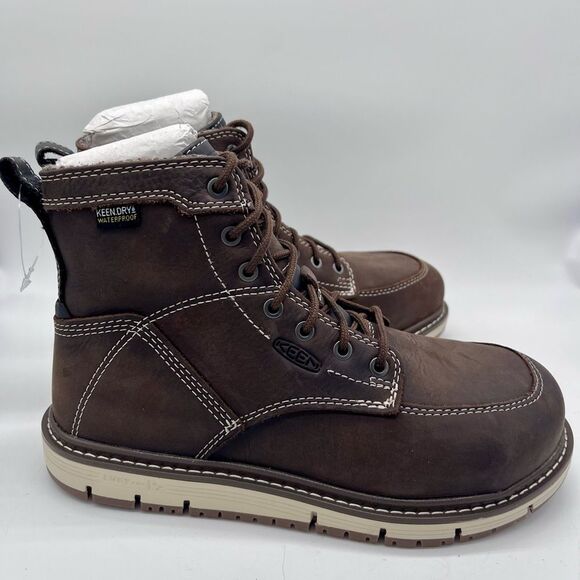 Keen San Jose 6" Waterproof Boot (Aluminum Toe) Women's 7 - Picture 1 of 10